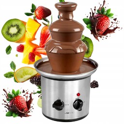 Fontanna Do Czekolady Fondue 3 Poziomy 170W Stal