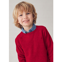Mayoral 323 Sweter Chłopięcy czerwony r.110