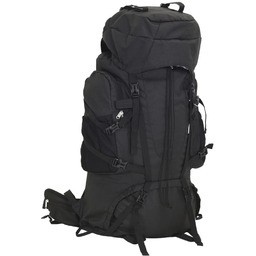 vidaXL Plecak turystyczny, czarny, 80 L, tkanina Oxford
