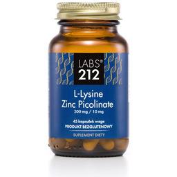 LABS212 L-Lysine Zinc Picolinate suplement diety 45 kapsułek