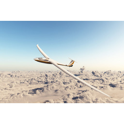 Lot szybowcem - Gliwice - start za wyciągarką