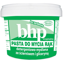 BHP Pasta do mycia rąk detergentowa-mydlana ze ścierniwem