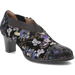 Laura Vita Niebieskie Półbuty Eleganckie Obuwie Damskie Premium