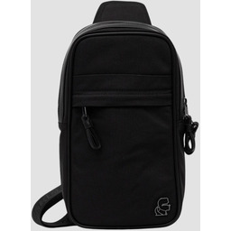 KARL LAGERFELD Czarna saszetka męska duża Kameo Slingbag