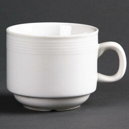 Olympia Filiżanka do kawy biała 200 ml, Linear