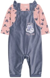 Niemowlęcy zestaw ogrodniczki + body Myszka Minnie DISNEY,