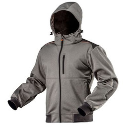 Kurtka robocza softshell z kapturem odpinanym, rozmiar XL