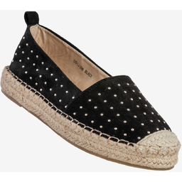 Espadryle Damskie Goodin Buty Lekkie Półbuty Czarne GD-LJ-206