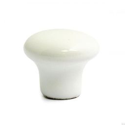 Gałka meblowa 1002 32 Porcelanowa biała