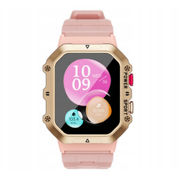 Rubicon RNCF28 różowy smartwatch Amoled z funkcją rozmowy