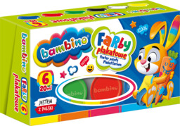 Farby plakatowe 6 kolorów Bambino ST001598