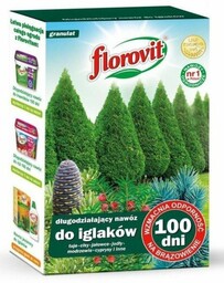 Nawóz granulowany Florovit do roślin iglastych 100dni 1kg