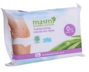 Masmi Natural Cotton wilgotne chusteczki do higieny intymnej