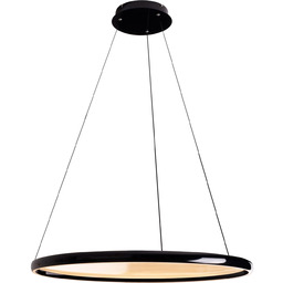 LAMPA WISZĄCA Qled z ledowym źródłem światła, czarna