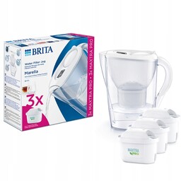 Dzbanek filtrujący biały Brita Marella 2,4l 3x wkład