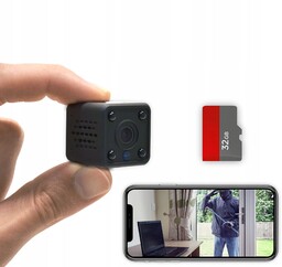 Kuus. C2 Mini Kamera Czujnik Ruchu Full Hd