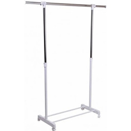 Elior Biały regulowany wieszak na kółkach B5-T89