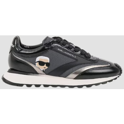 KARL LAGERFELD Czarne damskie sneakersy KAIRO NFT Peep