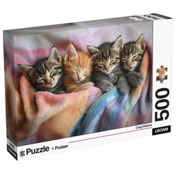 LISCIANI Puzzle Adults Kociaki 304-120529 (500 elementów)
