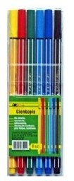 Cienkopis 6 kolorów MIX Penword 865059