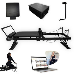 REFORMER domowy duży PILATES maszyna fitness joga łóżko