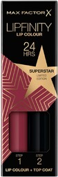 Max Factor Lipfinity Rising Stars Szminka, 86 Superstar,