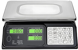 Waga sklepowa do 30 kg, wyświetlacze LCD, HDWR