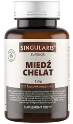 SINGULARIS Superior miedź chelat 2 mg, 120kaps.