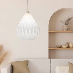 Papierowa lampa wisząca Minting firmy EGLO, Ø 45