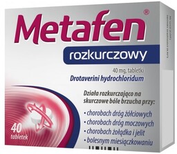 Metafen rozkurczowy 40mg x40 tabletek