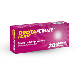 Drotafemme Forte 80 mg, 20 tabletek