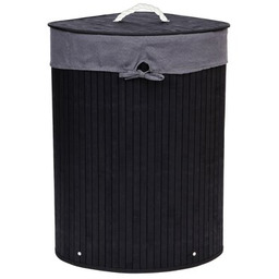 GOCKOWIAK Kosz na pranie 60L Czarny Zyskaj