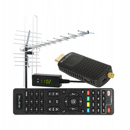 Dekoder Tuner Tv Naziemnej DVB-T2 Hevc H.265 Antena