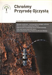 CHROŃMY PRZYRODĘ OJCZYSTĄ. TOM 68. ZESZYT 5. WRZESIEŃ-PAŹDZIERNIK