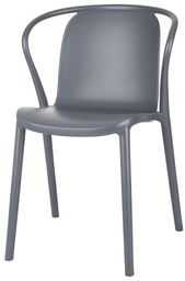 Krzesło Rozi szare, plastikowe i lekkie, do domu