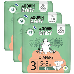 Moomin Baby 3 Midi pieluszki 5-8 kg, 144