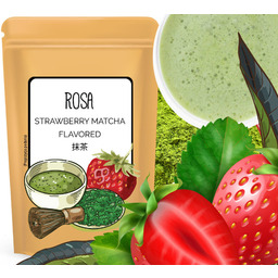 Matcha Truskawkowa Strawberry Zielona Herbata o Smaku Truskawki