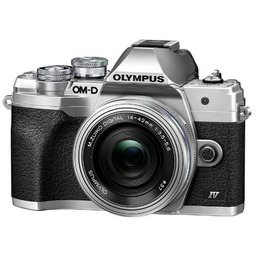 OLYMPUS Aparat bezlusterkowy E-M10 Mark IV Srebrny +