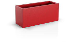 Donica prostokątna Long Slim 35 cm czerwona