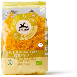 Alce Nero Makaron fusilli kukurydziano ryżowy bezglutenowy 250