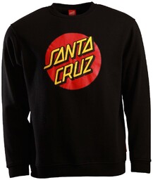 bluza SANTA CRUZ - Classic Dot Black (BLACK)