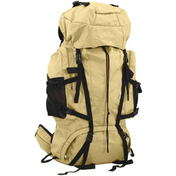 vidaXL Plecak turystyczny, khaki, 100 L, tkanina Oxford
