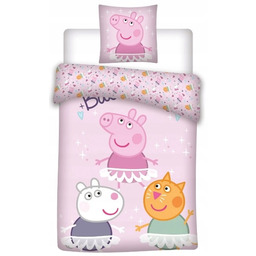 Pościel bawełniana Peppa Pig 140 x 200cm 65