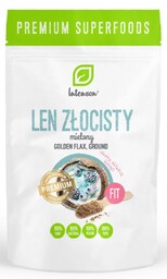 Len Złocisty Mielony Odtłuszczony, Intenson, 200g