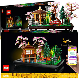 DUŻE LEGO  Kwiaty Icons Zaciszny ogród