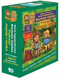 KOCHAM CZYTAĆ: Podróże Jagody i Janka. Pakiet 12