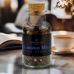 Herbata zielona smakowa Sencha Almond Milk 80 g
