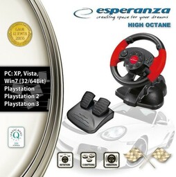 Esperanza Kierownica EG104 (PC, Xbox 360; kolor czarno-zielony)