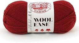 (1 Skein) Lion Brand Yarn włóczka wełniana, żurawina