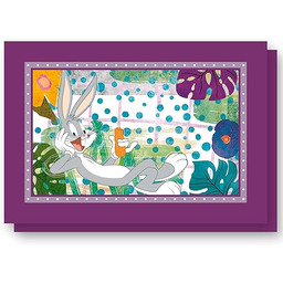 Egan Zestaw 2 podkładek bawełnianych Bugs Bunny 45x30